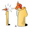 Cartoon: Candle In The Wind (small) by Alexei Talimonov tagged candle