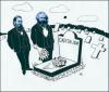 Cartoon: Capitalism (small) by Alexei Talimonov tagged capitalism financial crisis recession marx engels