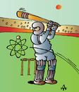 Cartoon: Cricket (small) by Alexei Talimonov tagged cricket