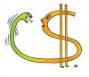 Cartoon: Dollar (small) by Alexei Talimonov tagged dollars,money,financial,crisis
