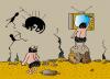 Cartoon: Early TV (small) by Alexei Talimonov tagged prehistory stone age tv television