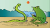 Cartoon: Frog (small) by Alexei Talimonov tagged frog