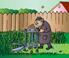 Cartoon: Gardening (small) by Alexei Talimonov tagged old,garten,grün,wohnen,gartenarbeit