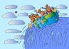 Cartoon: Going Down (small) by Alexei Talimonov tagged nature climate