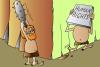 Cartoon: Human Rights (small) by Alexei Talimonov tagged human rights stoneage prehistoric