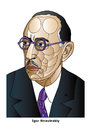Cartoon: Igor Stravinskiy (small) by Alexei Talimonov tagged igor stravinskiy