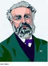 Cartoon: Jules Verne (small) by Alexei Talimonov tagged author,literature,books,jules,verne