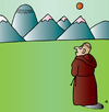 Cartoon: Monk (small) by Alexei Talimonov tagged monk