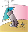Cartoon: Observatory (small) by Alexei Talimonov tagged observatory