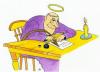 Cartoon: Poem (small) by Alexei Talimonov tagged angel devil poem religion 