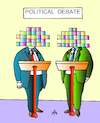 Cartoon: Political Debate (small) by Alexei Talimonov tagged debate,politicians