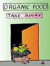 Cartoon: Take Away (small) by Alexei Talimonov tagged organic,food