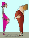 Cartoon: Two Women (small) by Alexei Talimonov tagged women