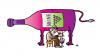 Cartoon: Wine (small) by Alexei Talimonov tagged wine cow alcohol drinking