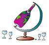 Cartoon: Wine (small) by Alexei Talimonov tagged wine,drinking,alcohol