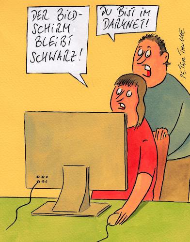 Cartoon: darknet (medium) by Peter Thulke tagged darknet,darknet