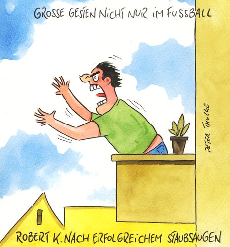 Cartoon: fussball (medium) by Peter Thulke tagged fussball,fussball
