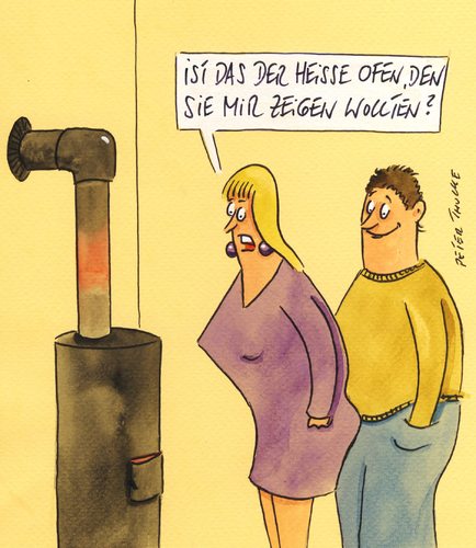 Cartoon: ofen (medium) by Peter Thulke tagged ofen,motorrad,ofen,motorrad