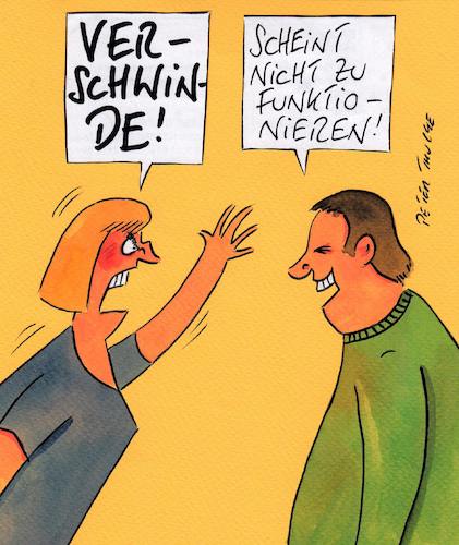 verschwinde verschwinde