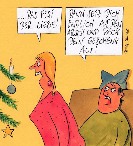 Cartoon: weihnachten (medium) by Peter Thulke tagged weihnachten,weihnachten