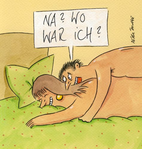 Cartoon: wo (medium) by Peter Thulke tagged 