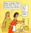 Cartoon: backen (small) by Peter Thulke tagged frauen,backen,ehe,single