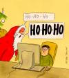 Cartoon: hohoho (small) by Peter Thulke tagged weihnachten