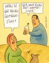 Cartoon: kaffeelikör (small) by Peter Thulke tagged date