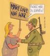Cartoon: love (small) by Peter Thulke tagged liebe,krieg