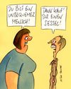 Cartoon: unbequem (small) by Peter Thulke tagged ehe,männer,frauen