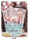 Cartoon: Heaven (small) by Cartoons and Illustrations by Jim McDermott tagged bars,drinking,heaven,vacation