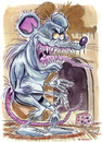 Cartoon: Rat (small) by Cartoons and Illustrations by Jim McDermott tagged rat scary animals