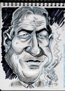 Cartoon: Robert De Niro (small) by Cartoons and Illustrations by Jim McDermott tagged movies,actor,action,caricatures