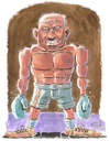 Cartoon: The Boxer (small) by Cartoons and Illustrations by Jim McDermott tagged sports,boxing