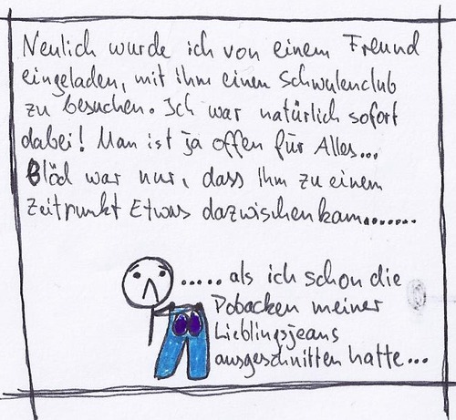 Cartoon: Schwulenclub (medium) by hartabersair tagged homosexualität