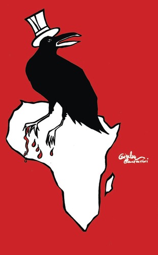Cartoon: Africa (medium) by Political Comics tagged africa,exploited