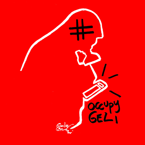 Cartoon: Occupy Gezi (medium) by Political Comics tagged turchia,istanbul,occupygezi