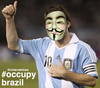 Cartoon: Occupy Brazil - Messi (small) by Political Comics tagged football,fifa,brazil,worldcup,2014,brasil,occupybrazil