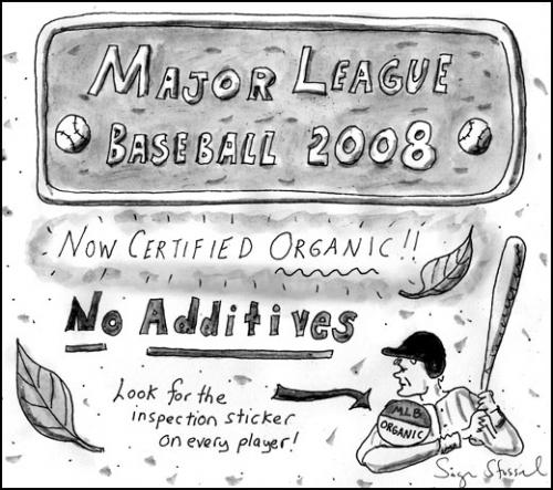 Cartoon: Major League Resolution (medium) by sstossel tagged steroids,baseball,mlb,