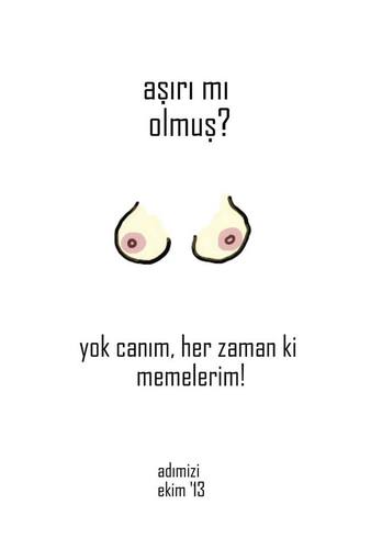 Cartoon: breast (medium) by adimizi tagged cizgi