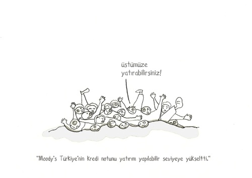 Cartoon: turkiye ve moodys (medium) by adimizi tagged cizgi