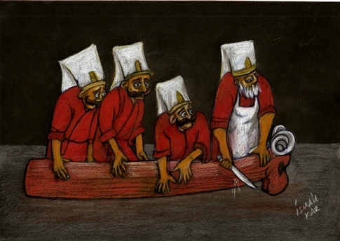 Cartoon: Muslim Festival of Sacrifice (medium) by iskocus tagged muslim,day