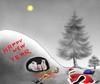 Cartoon: HAPPY NEW YEAR (small) by ugur demir tagged mm