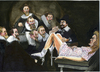Cartoon: The gynecological lesson (small) by jean gouders cartoons tagged rembrandt art parody jean gouders