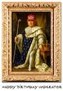 Cartoon: Happy Birthday Imperator (small) by Alf Miron tagged donald,trump,president,usa,birthday,painting