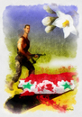 Cartoon: The Butcher of Syria (small) by Alf Miron tagged bashar al assad dictator syria syrien jasmine revolution arab violence oppression