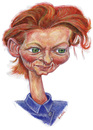 Cartoon: Tilda Swinton (small) by lloyy tagged oscar actress famous caricatura cartoon