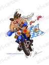 Cartoon: Bayerischer Motocrosser (small) by irlcartoons tagged bayer,bayern,motocross,enduro,erzbergrodeo,adac,anac,motorsport,sport,motorrad,humor,wurst,brezel,yamaha,ktm,honda,kawasaki,suzuki,gasgas,adrenalin,geschwindigkeit,geschicklichkeit,erster,gewinner,sieger,msc,club,team,teamgeist