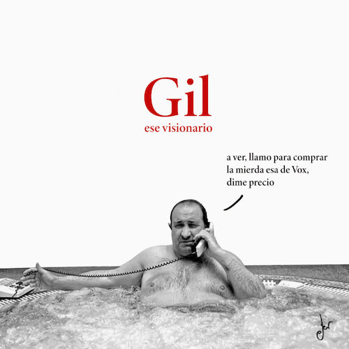 Cartoon: 1.3 Gil (medium) by german ferrero tagged gil,spain,franco,franquismo,ricos