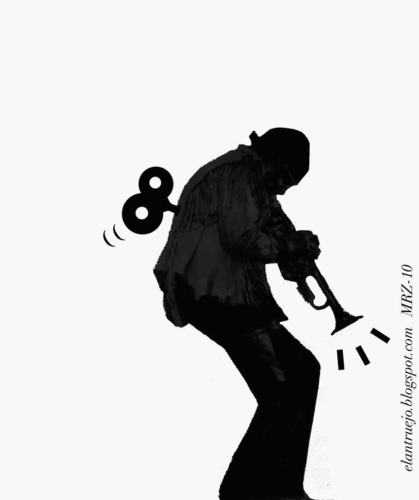 Cartoon: Trompeta (medium) by german ferrero tagged music,musica,trompet,trompeta,trompetista